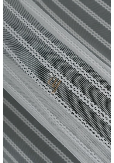 Simli Çift Makarna Tül Perde 2201 V-gümüş Gümüş