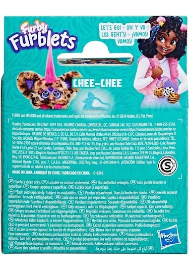 Furby Furblets Chee-chee Elektronik Mini Peluş 45+ Sesli 6+ Yaş Çok Renkli