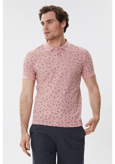 Lee Cooper Bernard Erkek Polo Yaka T Shirt Gül Kurusu 14745 Gül Kurusu Gülkurusu