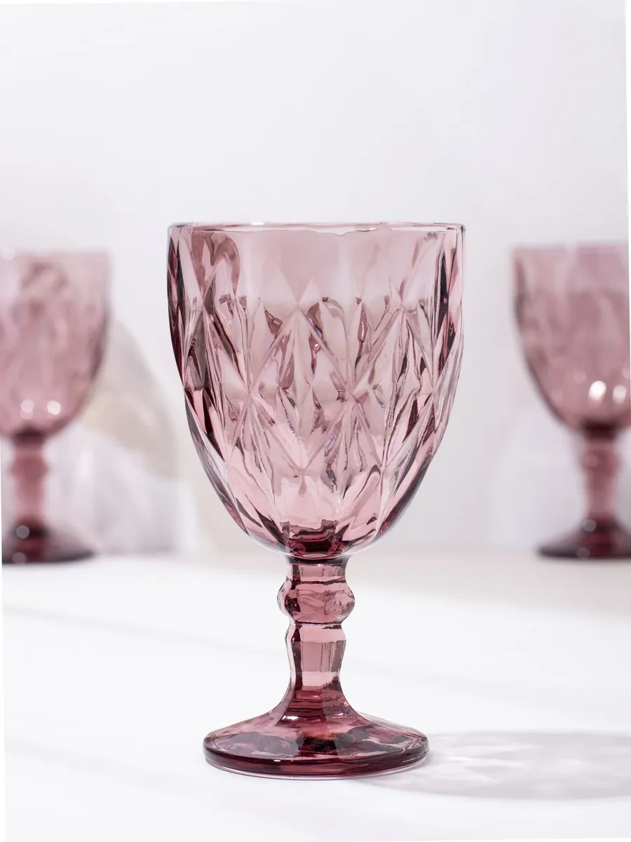 Aura Of Bohemia Mor Şarap Bardakları 324 Ml 4 Adet 226166607 Violet