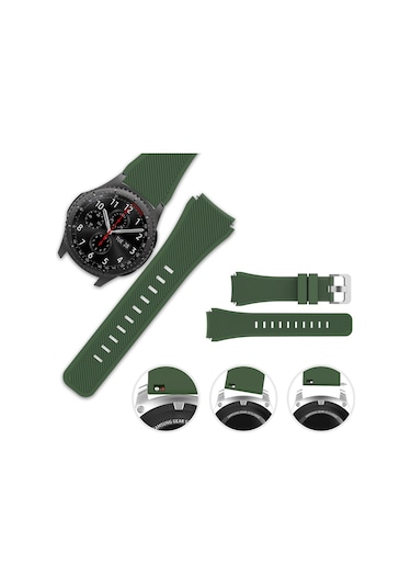 E2M HUAWEI WATCH 22MM KRD-12 FRONTİER SİLİKON PEMB