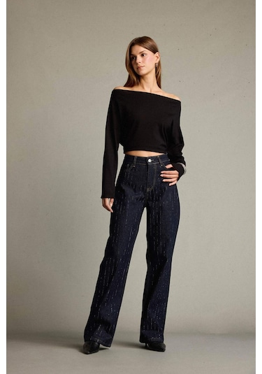 Defacto Relax Fit Düz Paça Jean Pantolon G3204ax25aunm26 Lacivert Defacto Relax Fit Düz Paça Jean Pantolon G3204ax25aunm26 Lacivert