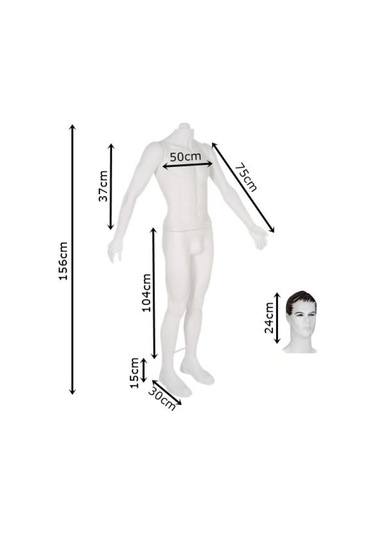 Rafburada Rafburada® Bay-Bayan Boy Mankeni,Makyajlı Boy Manken,Vitrin Manke