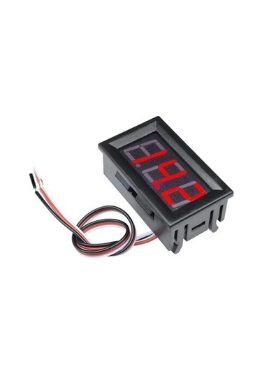 0.56 inç 0-30V 3 Kablolu DC Kırmızı Voltmetre