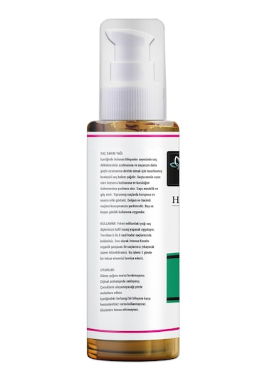 İntense Keratin Bitkisel Hızlı Saç Uzatma Yağı 100 ML