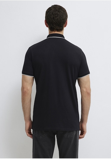 Mavi - Siyah Polo Tişört 0613266-900 Siyah
