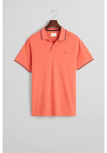 Gant Erkek Pike Polo T-shirt Regular Fit Kiremit