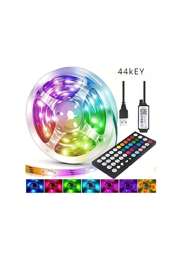 24 Tuşlu Led Şerit Işıklar, Rgb 5050 Lamba Uzaktan Kumandalı Usb 5 V Yatak Odası Dekorasyon Müzik Noel Oda Ev Dekor Için Işıklar 44keybluetooth-2m 24 Tuşlu Led Şerit Işıklar, Rgb 5050 Lamba Uzaktan Kumandalı Usb 5 V Yatak Odası Dekorasyon Müzik Noel Oda Ev Dekor Için Işıklar 44keybluetooth-2m