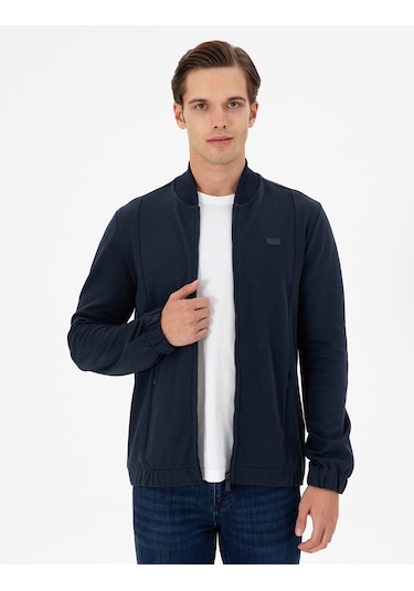 U.s. Polo Assn. Erkek Lacivert Hırka Örme 50293386-vr033 Lacivert