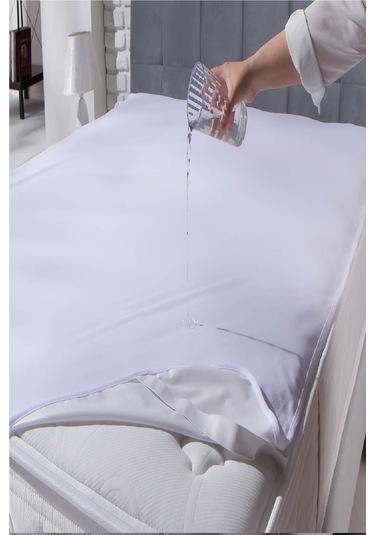 Bebesi Köşe Lastikli Sıvı Geçirmez Micro 90x190 Cm Alez Tek Kişilik Beyaz