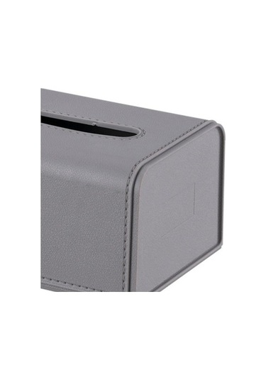 Tongxida Bosphorusboutique Kağıt Gri Deri Tutucu Pazly-pu Mendil Kutusu, - Mt Gri Gri