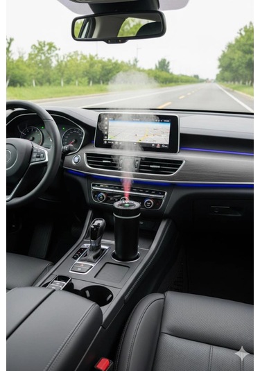 Blackbird Kt-h10 Siyah Oto İçi Hava Nemlendirici Tavan Yıdız Işıklı Buhar Koku Makinası