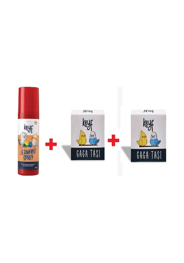 Keyf Bit Pire Dermabit Sprey + Keyf Gaga Taşı 2 Adet