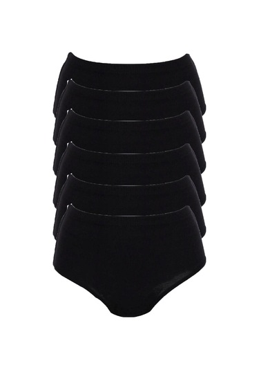 Iç Giyim Kadın Yüksek Bel Bato Külot 6'lü Paket 001