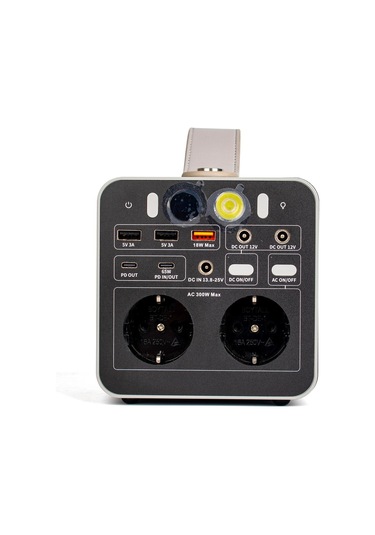 Ayt Powermaster Es300 300 Watt Taşınabilir Güç İstasyonu Kamp Tipi Elektrik Sağlayıcı Güç Kaynağı