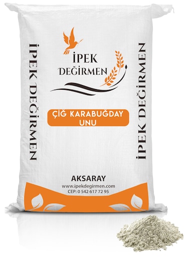 İpek Değirmen Doğal Katkısız Glutensiz Çiğ Karabuğday Unu 10 Kg