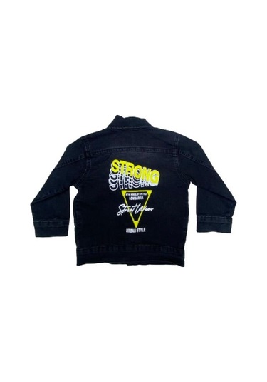 Uğurböceğiçocuk Street Wear Baskılı Kot Ceketli Erkek Takım 5923 001