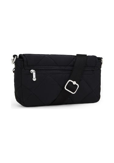 Kipling Kıplıng Aras Küçük Boy Omuz Çantası Siyah Cosmıc Black Ql Siyah