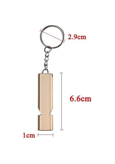 Ams Net Sos Acil İmdat Düdüğü Alüminyum Islık Anahtarlık Kamp Yürüyüş Aksesuar Araçları Gümüş