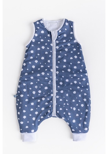 Premium Kalite 2,5 Tog 100% Pamuk Penye Astarlı Kız -erkek Çocuk Uyku Tulumu Lacivert