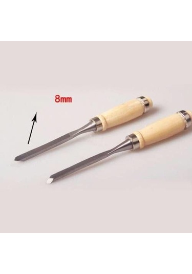 Troy 25004 Ahşap Oyma Bıçak Seti. 12 Parça