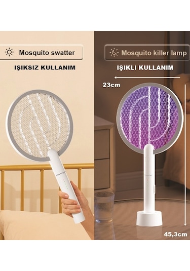 Rowenger WD-942 USB Şarjlı Işıklı Elektrikli Sivrisinek Öldürücü