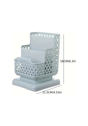 Willowhaven Beyaz Çok Katlı Çekmeceli Masaüstü Organizer, Okul Ve Ofis Çekmece Düzenleyici beyaz