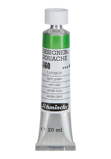 Schmincke Hks Designers' Gouache Tüp Guaj Boya 20 ML 314 Scarlet Red