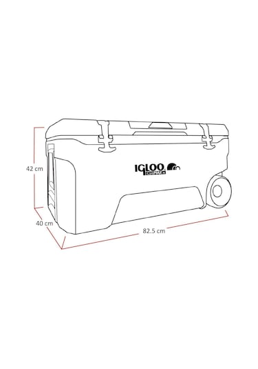 Igloo Coremax 75 Tekerlekli Buzluk 75 Litre Beyaz