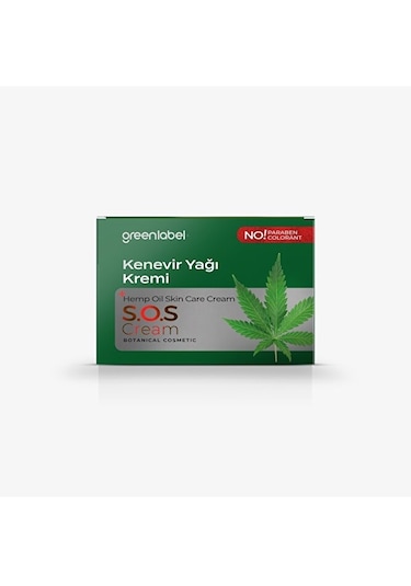 Greenlabel Kenevir Yağı S.o.s Krem 50 ML