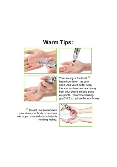 Didadodo Dolaşan Enerji Akupunktur Kalemi Meridyen Kalemi Ev Ağrısı Elektronik, 3 Başlı, Renkli Kutu Çok Renkli