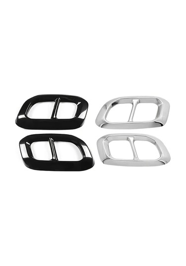 Hightower Gla 20-25 İçin Gümüş Egzoz Uçları, Dayanıklı Ve Şık Egzoz Ağzı Kaplaması