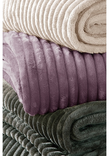 Yataş Bedding Holly Wellsoft Tv Battaniyesi 140x190 CM - Kül Moru