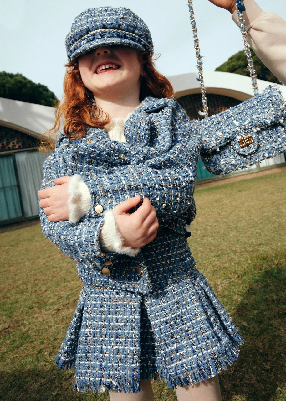 Mayoral Abel&lula Kız Çocuk Kaşe Etek Mavi