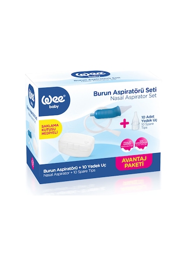 Wee Baby Burun Temizleyici Aspiratör Seti (10 Adet Yedek Uç)
