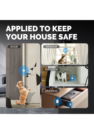 Maiyame Tuya Zigbee Akıllı Pencere/kapı Sensörü - Uzak Denetimli Açma-kapama Durumu Tespiti Ve Alarm Gönderimi