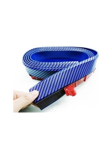 Buffer Mavi 2,5 Metre Araba Oto Ön Tampon Koruyucu Kauçuk Pratik Tampon Şerit Bant Döşeme Kiti