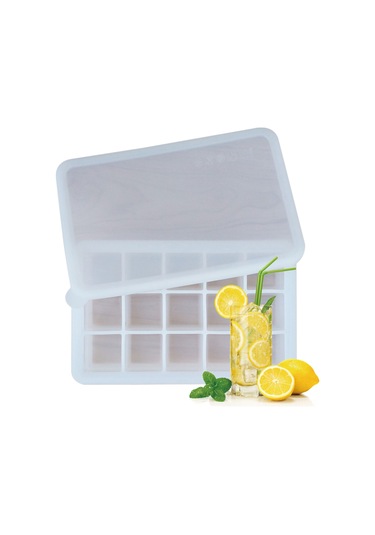 Hangfox 15 Izgara Silikon Buz Kalıbı, Geri Kullanıma Uygun, Çıkarılabilir Kapaklı, Kolay Buz Çıkarımı, Yemek Dereceli Malzemeyle Ev Ve Restoranlarda Kullanım Çok Renkli