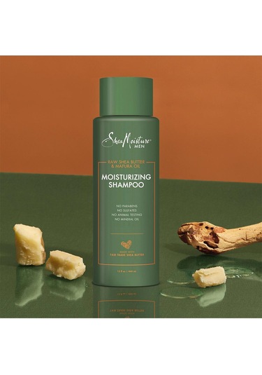 Shea Moisture Men Shea Ve Mafura Yağlı Nemlendirici Şampuan 444ml Tüm Saç Tipleri