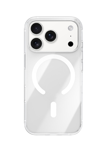 İphone 17 Pro Uyumlu Kılıf M-safe Şarj Özellikli Benks Crystal Serisi Sert Pc Şeffaf Kapak