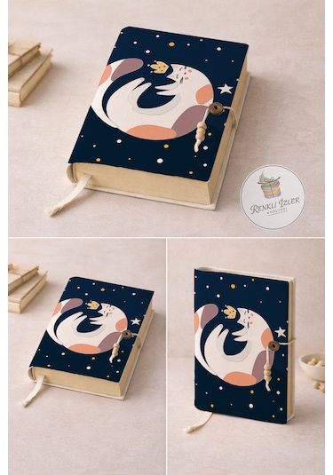 Kitap Kılıfı Antika Motifli