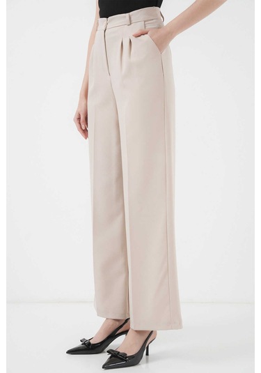 Gabria Bol Paça Cepli Pantolon Bej