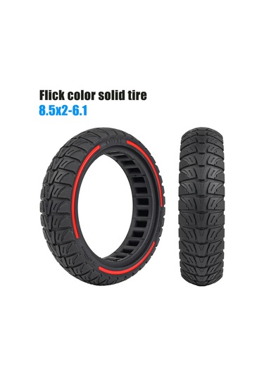 Xiaomi M365 / Pro / Pro2 / 1s / Lite E-scooter 8.5x2 İnç Kaymaz Tekerlek Değiştirme Lastik Lastik - Kırmızı