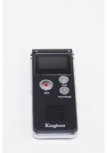 Kingboss HS-27 8 GB Dijital Ses Kayıt Cihazı Siyah