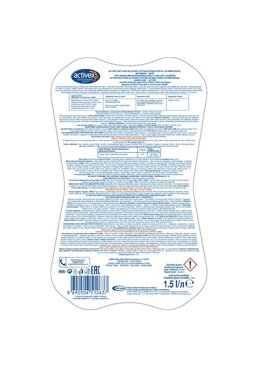 Activex Aktif Antibakteriyel Sıvı Sabun 2 x 1500 ML + 500 ML