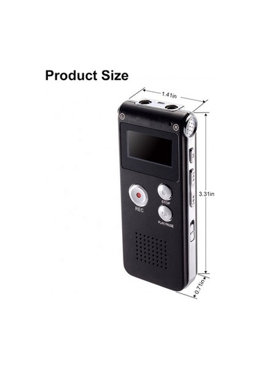 Flybuy Taşınabilir Ses Kaydedici 32gb, Gürültü Azaltıcı, Müzik Çalar