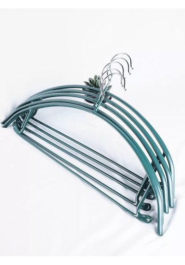 Krucok Dla Mody Kaymaz Metal Kıyafet Askıları 5 Adet 178000935 Yeşil