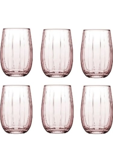 Paşabahçe 420302'linka Pembe Su Bardağı 240 CC 6'lı