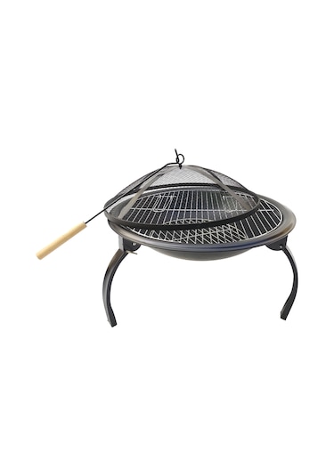 Avalon Bahçe Şöminesi Siyah