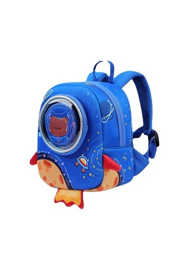 Çocuk Anaokulu Okul Çantası Woqalb Mavi